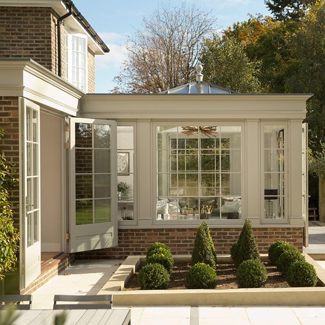 WestburyUK's tweet photo. For this project we proposed an orangery to the rear of the kitchen diner which would allow natural light to flood straight through the long open-plan area and also give the family a place to sit and enjoy the views of their vast garden. #openplan #openp… https://t.co/OOEnJHXZd2 https://t.co/TPmVWpPgNz