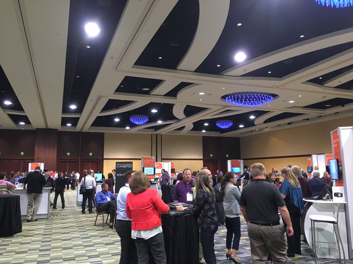 StevenCMathias's tweet photo. Great day talking and meeting with #Fiserv Credit Unions in Orlando at our CU Experience. https://t.co/IWfSiyyzbd