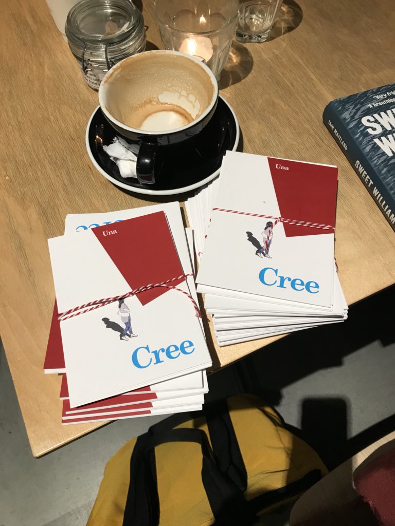 MayflyPress's tweet photo. And it's launched 💥👏😍🌟@unacomics Cree...inspired by women in the North, made by an amazing woman of the North and launched in @WaterstonesTCR with #NorthernFictionAlliance. Congratulation Una! https://t.co/KYafOuw0fF