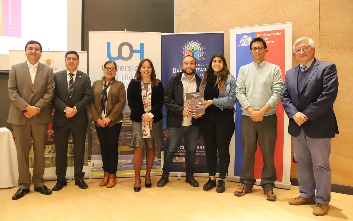 Piensa_OHiggins's tweet photo. Nuestra gerenta general (s) @PERojasG participó en el lanzamiento del libro "Fauna Nativa de la Región de O'Higgins", escrito por el encargado regional de vida silvestre del @sagchile, Diego Ramírez, y co-ejecutado por la @cdellibertador https://t.co/Od7NFit4bA