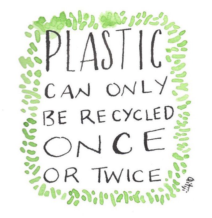 Qitiji's tweet image. Reason why recycling is simply not enough. We need to formost REFUSE it. 
Who is watching Drowing in plastic on BBC 1 and feeling sick? 
#saveourocean #DrowningInPlastic #notosingleuse #saynotoplastic