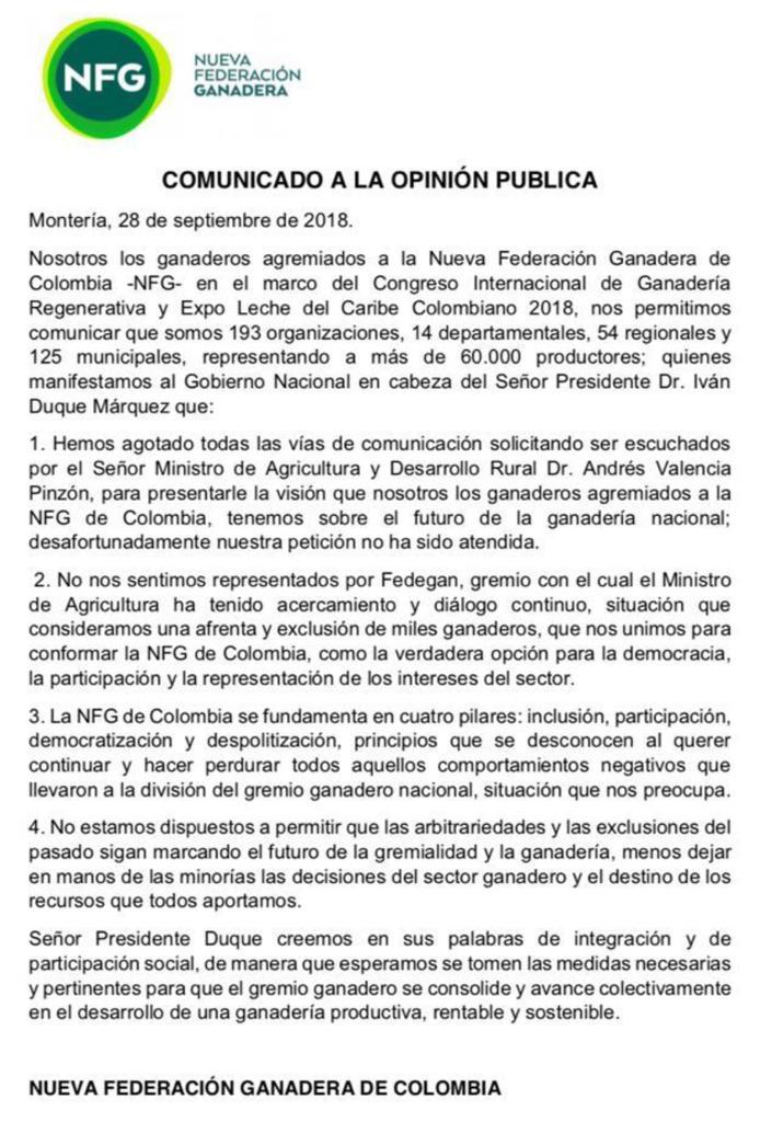 NFG de Colombia tweet media