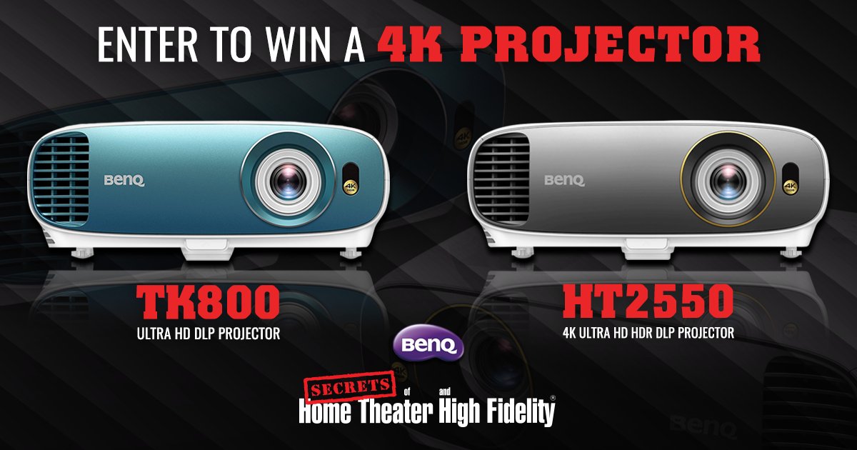 hometheatergeek's tweet photo. Enter to win a 4K projector! You decide if you want the #TK800 or the #HT2550! We will select a winner for each projector on 11/1/2018. How-to-enter: post a picture of your ‘New’ 4K room with #4Kor4K #HT2550 #TK800 and tag us! @BenQAmerica @Hometheatergeek https://t.co/PhRGT9UAo2