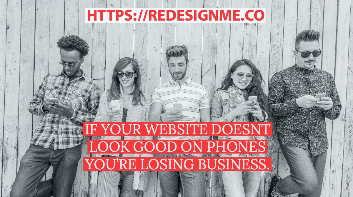 ReDesignMeCo's tweet image. Your business website needs an upgrade. Most small business websites were built before responsive web design was the standard. This is causing you to lose customers. Let us fix it for you. redesignme.co