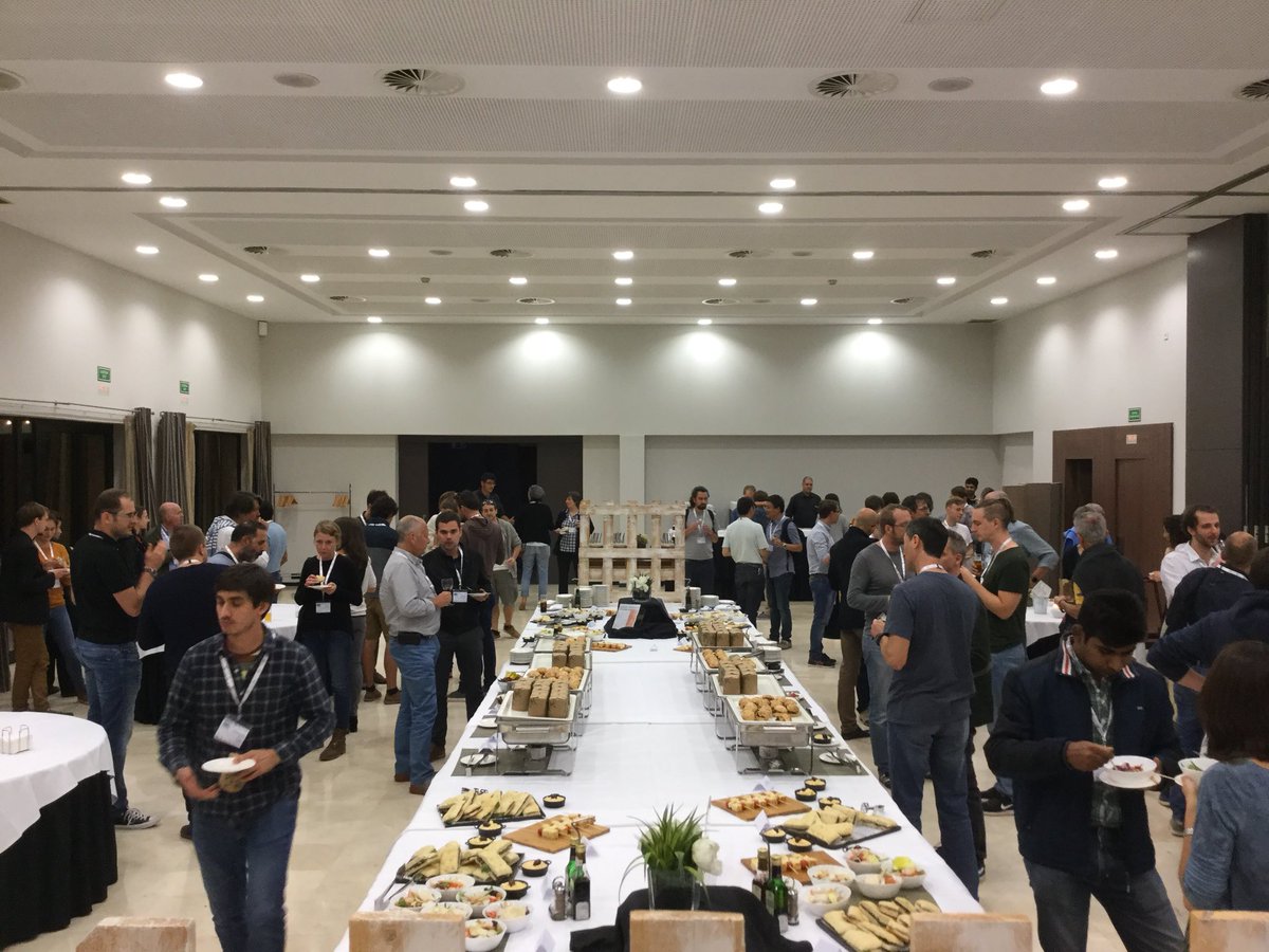 GeoMod2018's tweet photo. First day, social network started! #geomod2018 #barcelona #geoconference https://t.co/LxiymcSHrr