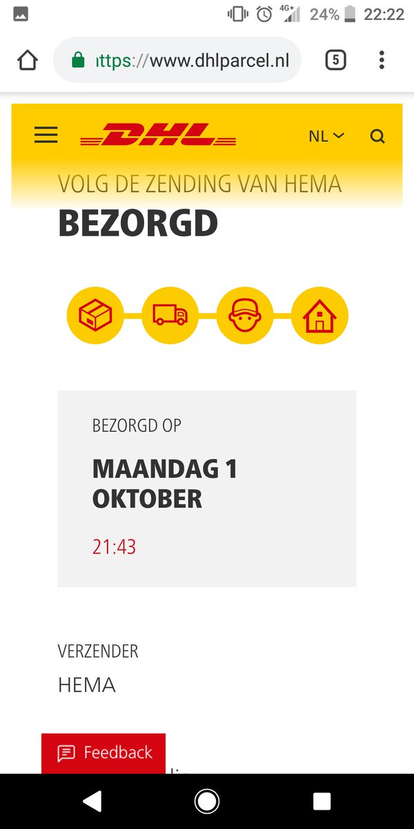 Tinus_mo's tweet photo. Bij wie zou dit geleverd zijn want bij mij niet @DHLNL https://t.co/wurIF6lqpz
