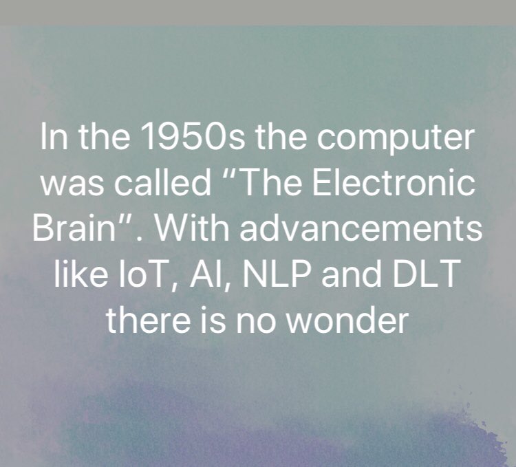 OuiSTEMAcademy's tweet photo. DID YOU KNOW? #Tech #OuiSTEMAcademy #ElectronicBrain @MzMachLovesSTEM #Ai #DLT #IoT #NLP #Tech https://t.co/zfFbIdlWuc