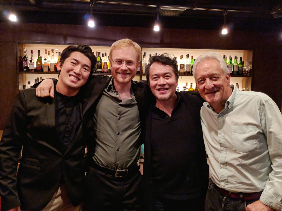 khconductor's tweet photo. #Oboe Masters in Tokyo! #DwightParry @CincySymphony #KenFurube #古部賢一 @newjapanphil and #GordonHunt @philharmonia  Fun fact : #EnnioMoricone "Gabriel's Oboe" was performed by Gordon in the 1986 film The Mission. https://t.co/hJo7bfWGMb