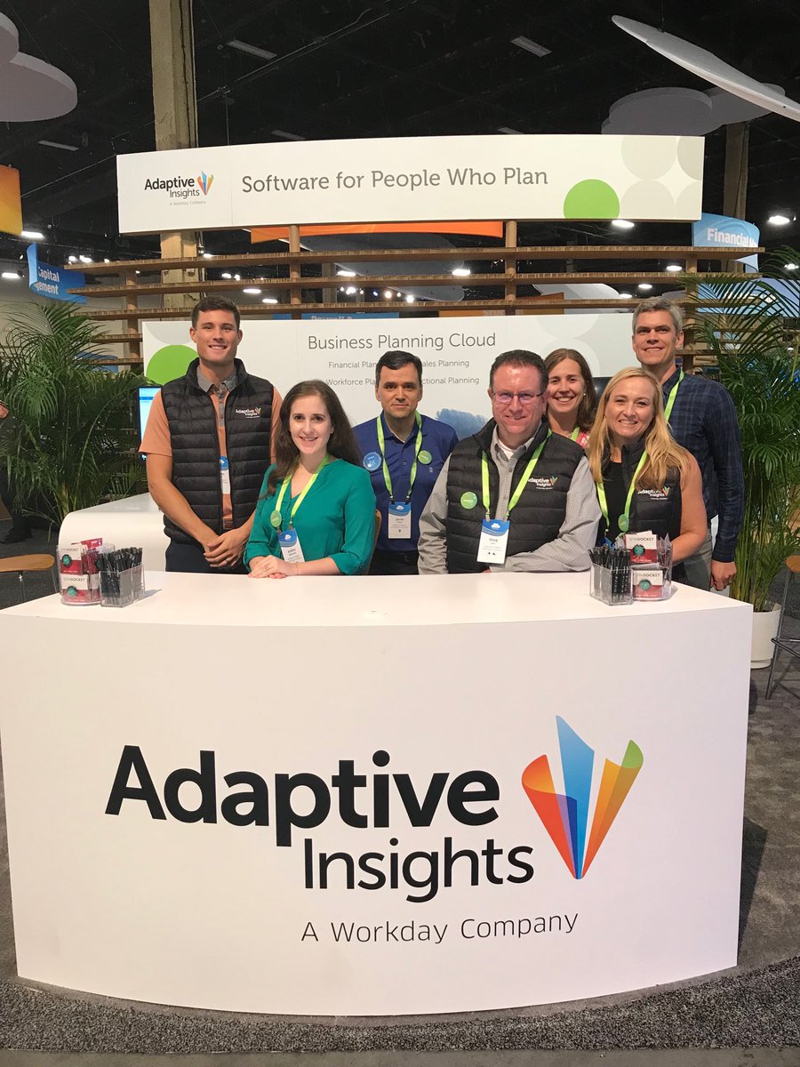 Our team is ready to welcome customers to our booth at #Wdayrising! #BusinessPlanningCloud