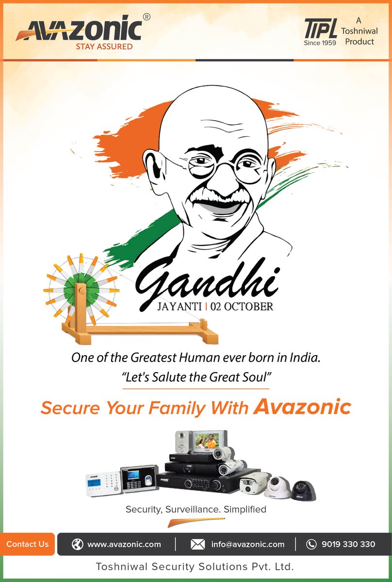 avazonic's tweet photo. Happy Gandhi Jayanti!!! https://t.co/0nA1DGaGli