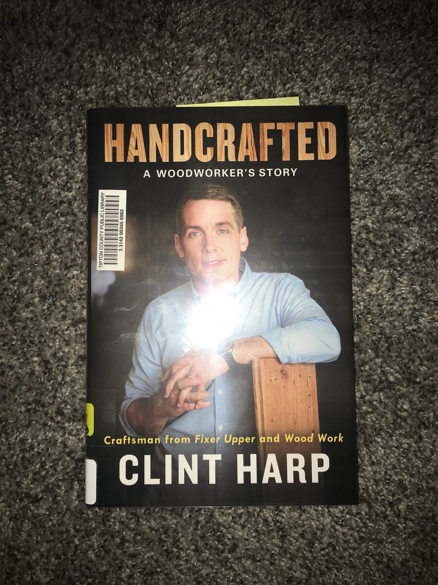 I have never been this excited to start a book. Clint’s journey is a lot like mine. Only difference-I’m just getting started. #woodworker
#dreamer
#passion
#lifeisaprocess