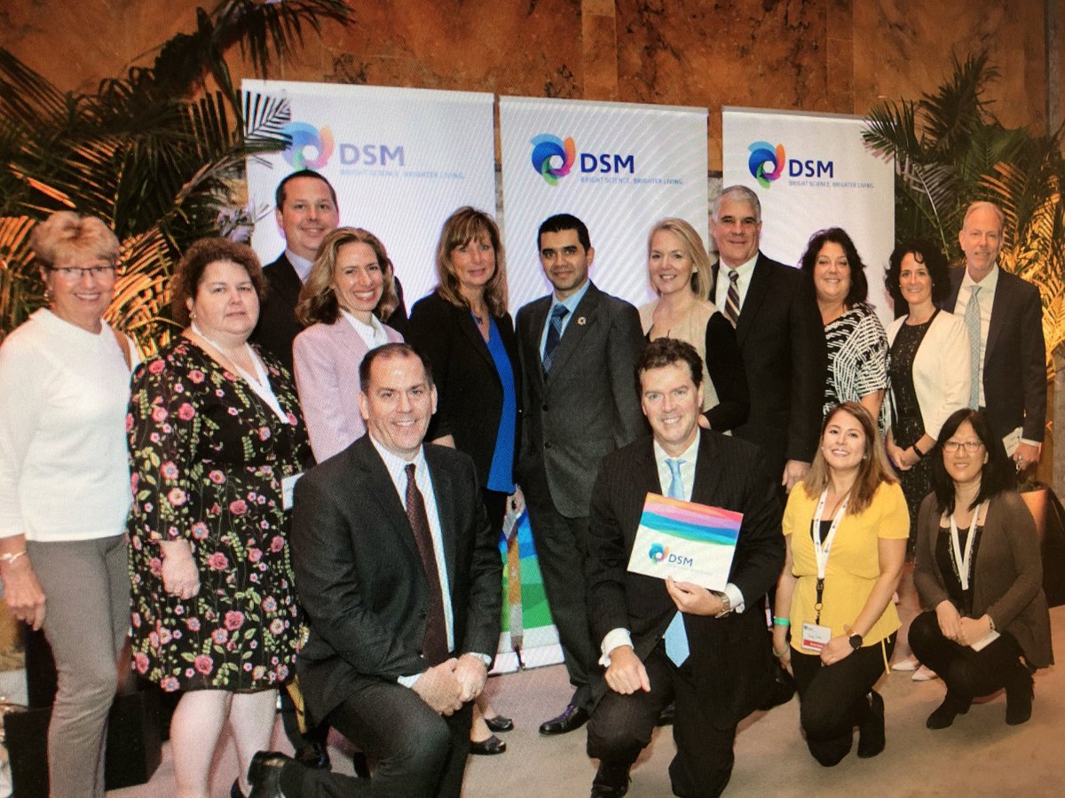 HughCWelsh's tweet photo. Proud of the @DSM team pictured here at NY Public Library last week at our #PurposeLedPerformance event https://t.co/76RMZzXntm