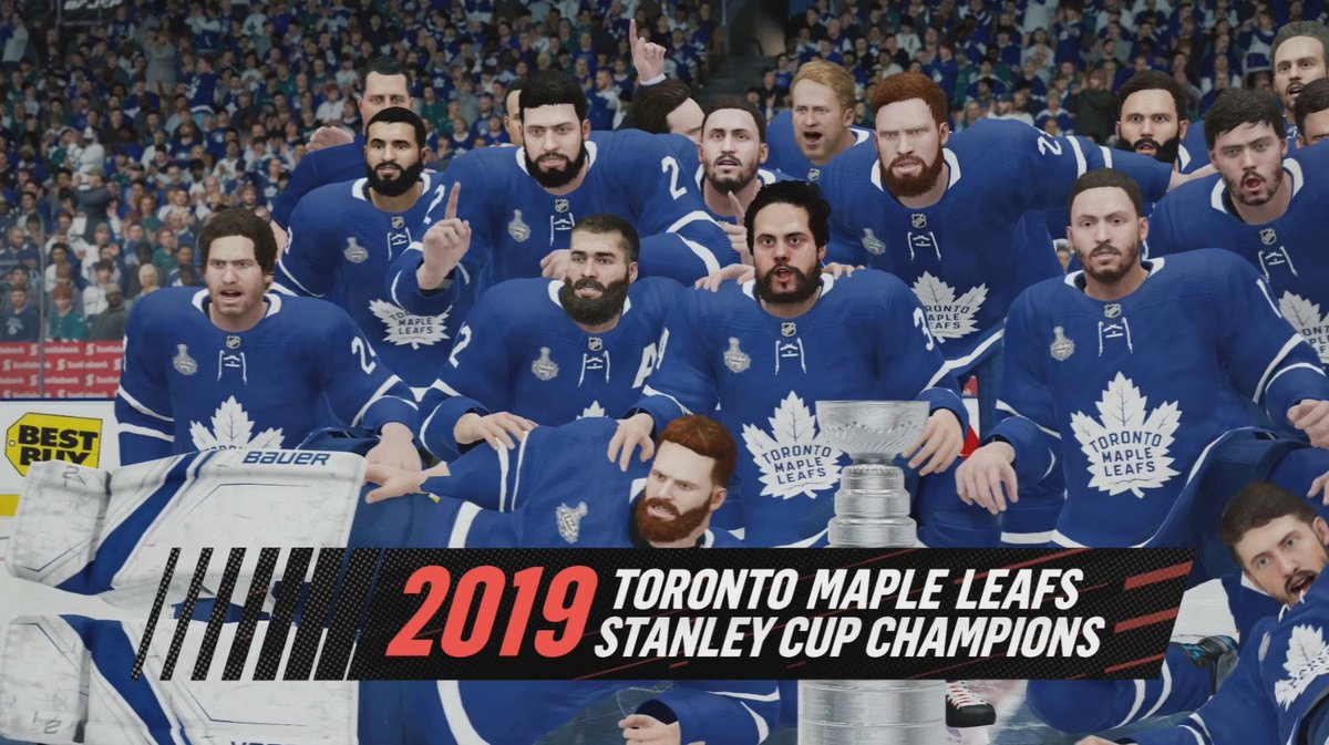 EA Sports NHL 19 Stanley Cup Toronto