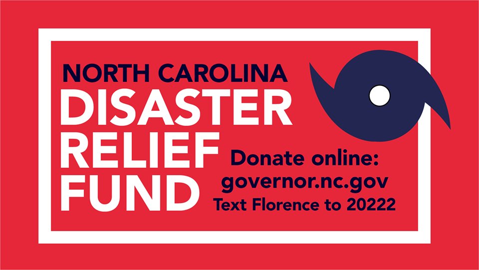 NCEmergency's tweet photo. It isn't too late to donate to Hurricane Florence relief efforts. You can donate at https://t.co/QJUcSbFVVx or with other reputable charities. Beware of fraudulent activity when choosing a charity and report any suspicious activity to 1-877-5-NO-SCAM. https://t.co/d1NePOHLLw https://t.co/mHyj4MSz7b