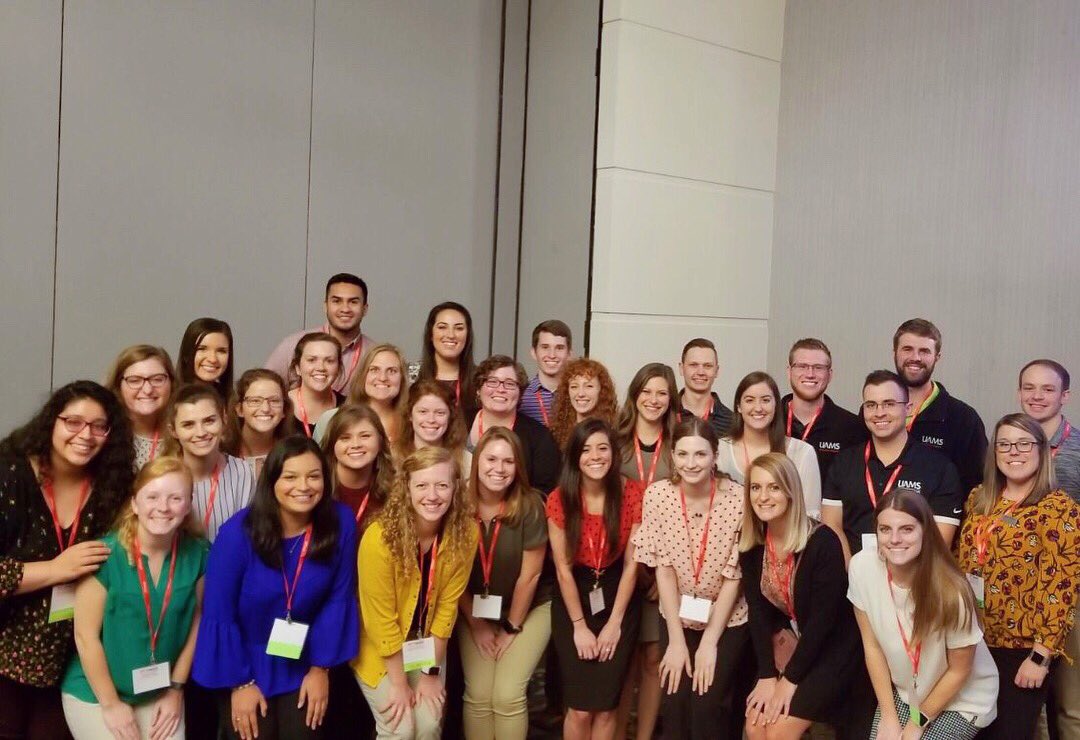 DPT students from around the state gathered together for the Student SIG meeting during #oPTimize2018. Special thanks to UCA DPT student Patrick Ameling for serving as the ArPTA Student SIG Chair & helping plan student activities for oPTimize.