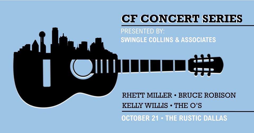 CFConcertSeries's tweet photo. Who is joining us for @rhettmiller, @brucerobison, @KellyWRobison and @WeAreTheOs on Oct 21?  $25 general admission tickets still available. https://t.co/emQ5w0uRgg   #cfconcertseries #curecf https://t.co/QHKqgKLpVA