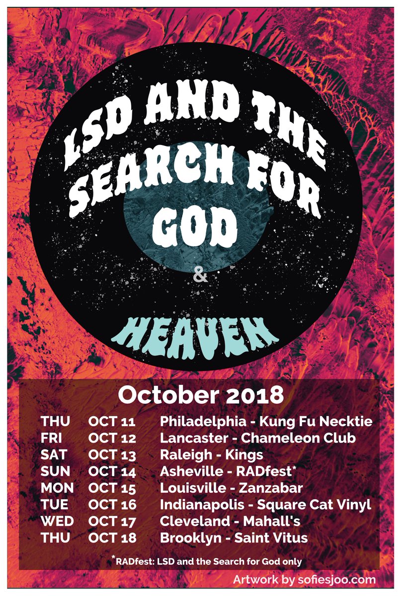 OCTOBER US EAST COAST...coming up in a few weeks x  <a href="/kungfunecktie/">Kung Fu Necktie</a> <a href="/saintvitusbar/">Saint Vitus</a> <a href="/adhocfm/">AdHoc</a> <a href="/heavenbandNYC/">HEAVEN</a> <a href="/kingsraleigh/">Kings</a> <a href="/SquareCatVinyl/">Square Cat Vinyl</a>  <a href="/mahalls20live/">MAHALL'S 20 LIVE</a> <a href="/TheZanzabar/">Zanzabar</a> #ChameleonClub #RADfest