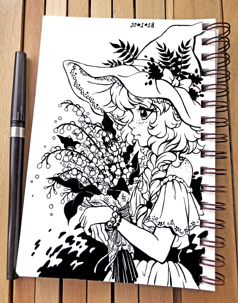 Day 1, Poisonous ☠️ #inktober2018 #inktober 