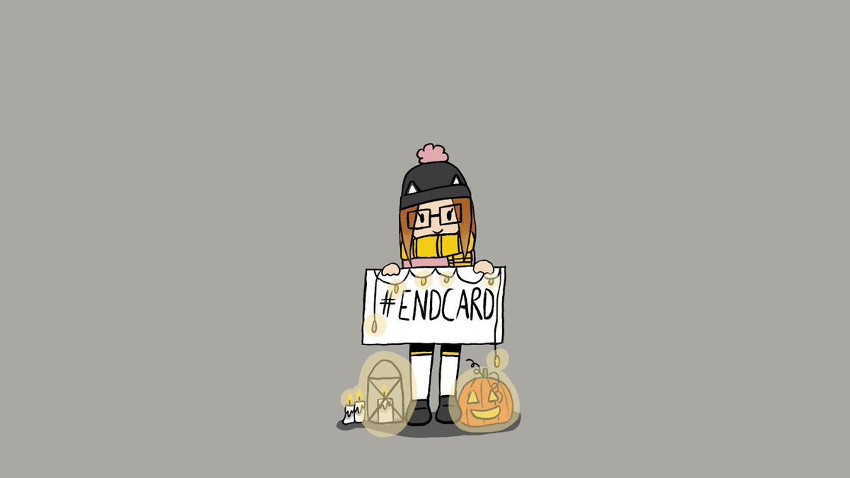 LaMlleMaddy's tweet photo. Gute Nacht o/ 

Schlaft gut ihr Mäuse 🐭 und kuschelt euch schön in eure warmen Decken ❤️

Hab noch meine aktuelle Endcard aus meinem heutigen Video für euch! 🎃

#LaMlleMaddy #lmm #Maddyvation https://t.co/SiupFPBx45