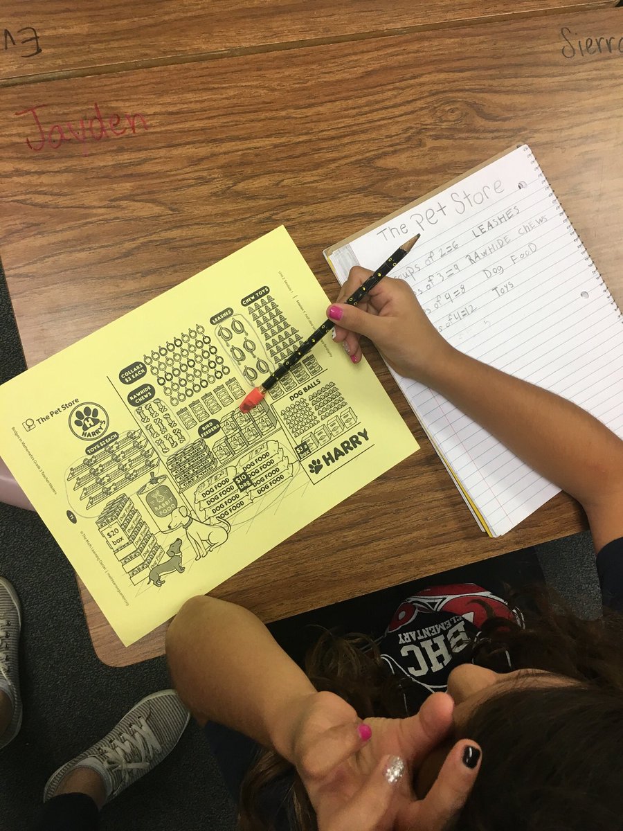 kim_peterson98's tweet photo. I love using “The Pet Store” to introduce 3rd graders to multiplication! #bhcbears #lisdelemmath https://t.co/unojEq58w7