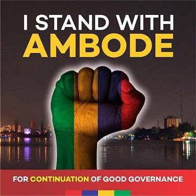 ItsOlowe's tweet photo. @AkinwunmiAmbode Irrespective of the flag you are flying in 2019, my family and I will stand with you. They taught you were going to be a "boy-boy" but you place the common man first. Except you wanna step down. If not, #IStandWithAmbode.
#Ambo1MoreTime
#Ambo4More
#AmboLekanSi https://t.co/RWOFR2n6Ek