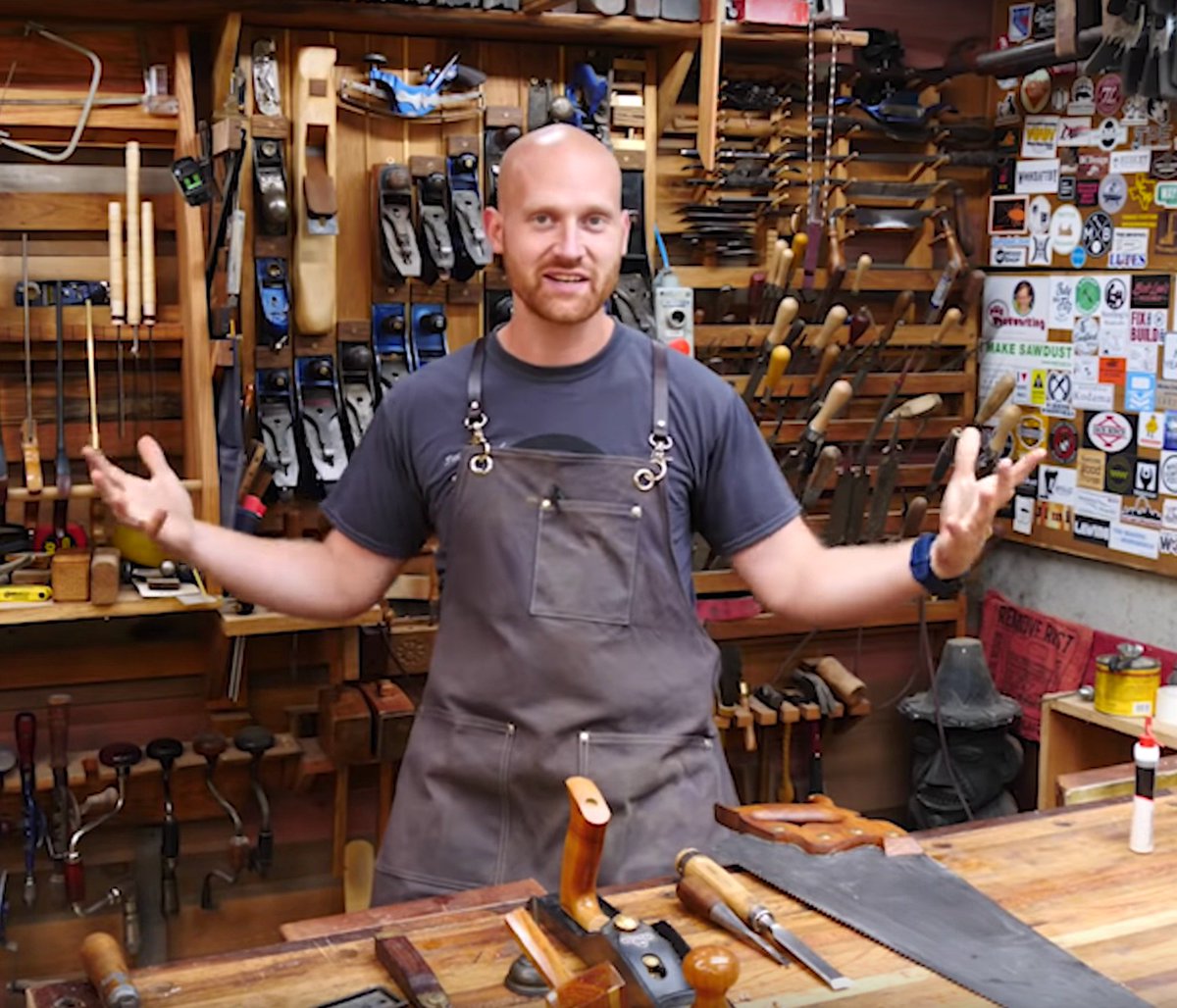 loftbrook's tweet photo. Some excellent tips by @woodbywright on how to prevent rust! Check it out on his YouTube page!
#rustpreventionplan 

#woodshopapron #shopapron #aprons #apronsquad #weloveourcustomers #workapron #loftbrook #loftbrookaprons #heavydutyapron #wood
#woodworkingcommunity #woodworking https://t.co/IDtsE8BtAS