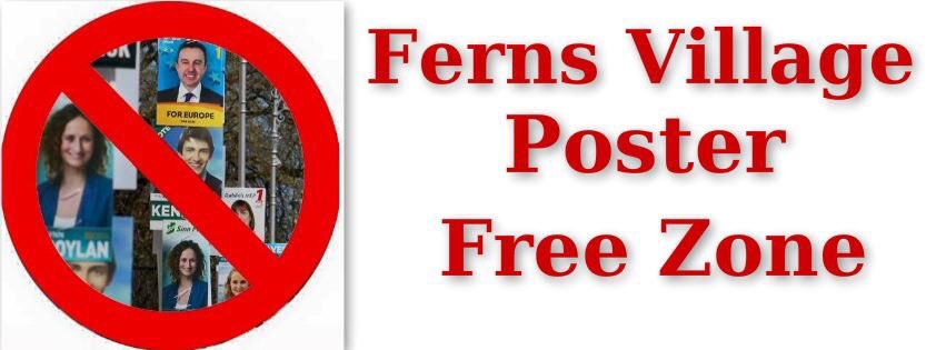 As the Presidential Election approaches, Ferns Tidy Towns are requesting that NO election posters be erected along the green areas or within the town limits on all approach roads or in the designated pollinator areas which are clearly marked  facebook.com/30184885982919…  #posterfree