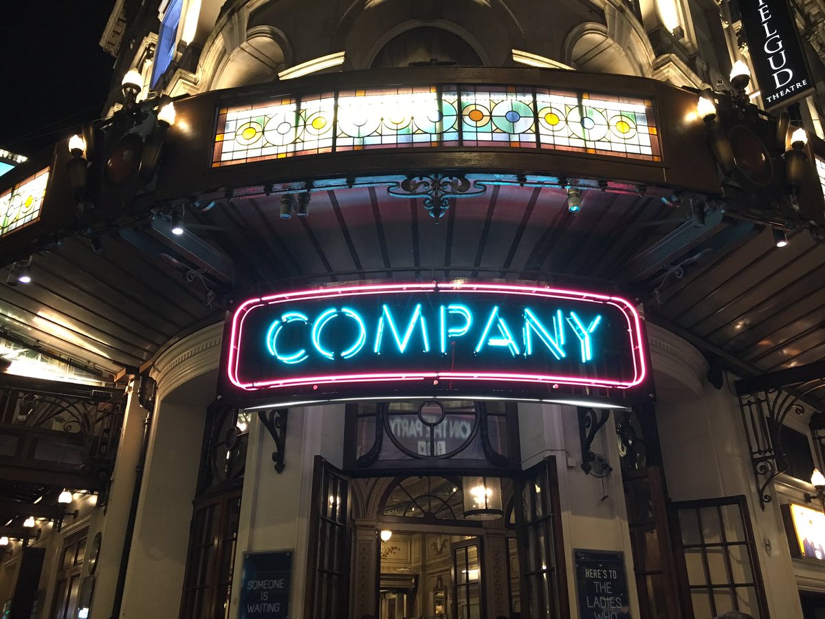 CharlieMerriman's tweet image. Thoughts well and truly provoked by @CompanyWestEnd - some *incredible* singing to boot. @Soph_McQuillan and I are in awe of the whole team, not least the legendary #StephenSondheim