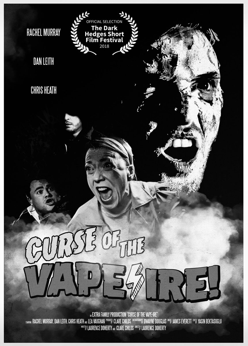 TheExtraFamily's tweet photo. Absolutely over the Full Moon that our film ‘Curse Of The Vape-Ire!’ Has been selected for the inaugural ‘Dark Hedges’ short film festival by @banterflix. 

Can’t wait! https://t.co/ip4m9JHKUN