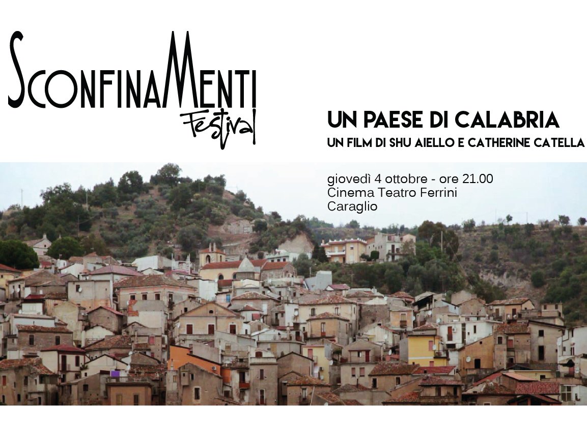 CineFerrini's tweet photo. Il percorso di #accoglienza del Comune di #Riace apre #SconfinaMenti Festival 2018.
Proiezione di #unpaesedicalabria in compagnia della produttrice #serenagramizzi. https://t.co/PIUHIMkrHI