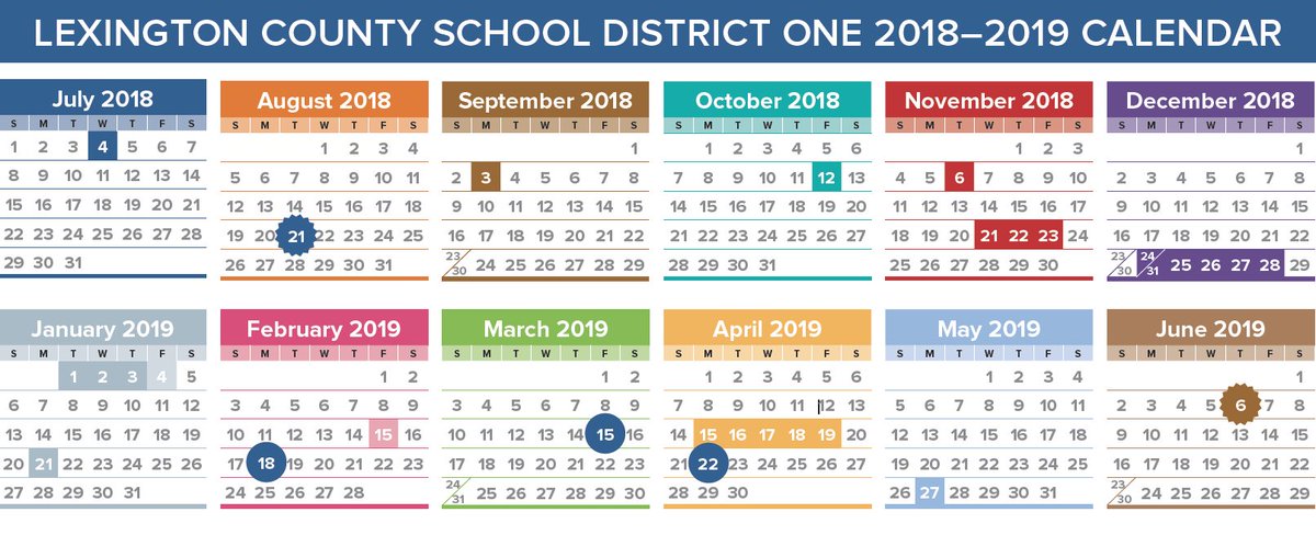 Lexington County School District One Sur Twitter Since Students Missed Four School Days In Sept Due To Hurricane Florence The District Will Change The 18 19 Academic Calendar In Order To Restore