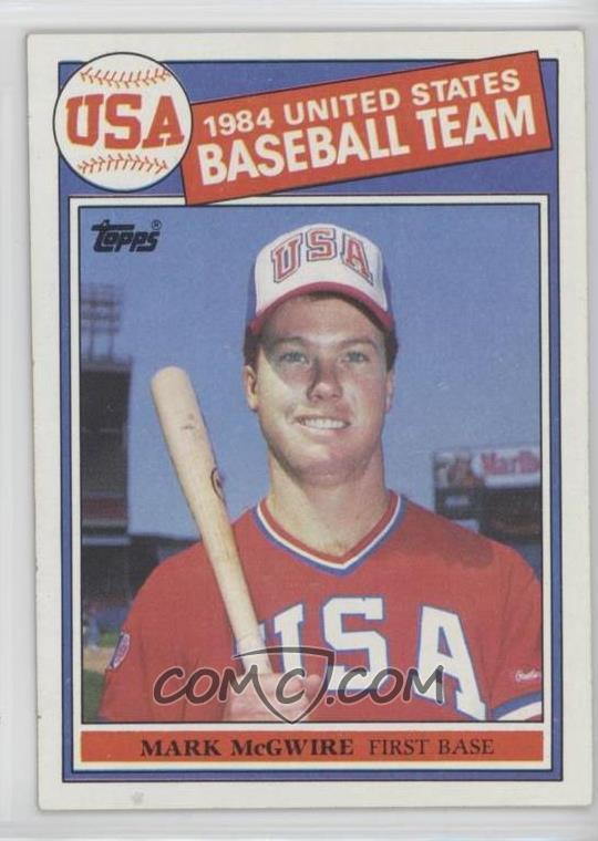Happy Birthday to \Big Mac\ Mark McGwire. The 1987 Rookie of the Year turns 55 today!  