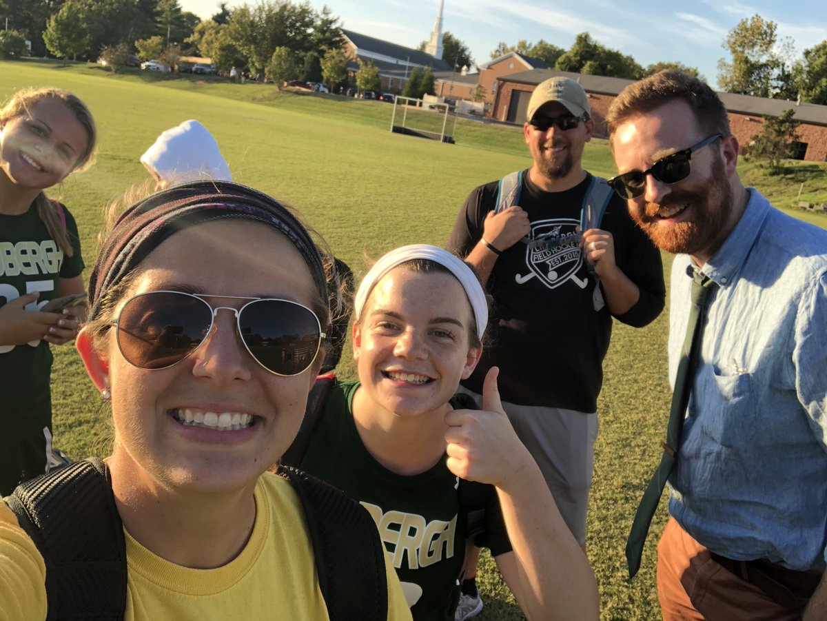 FlyersGirlsFH's tweet photo. Super fan David Records at our game against Whitfield. We won’t hold it against him that he teaches at Whitfield now ... https://t.co/uv1szBgOKG