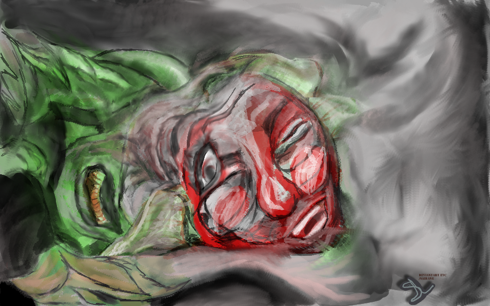 JayneExpressION's tweet photo. #Inktober Day 1 - Poisonous (jealousy).
#Inktober2018 https://t.co/8C6LUN5L44