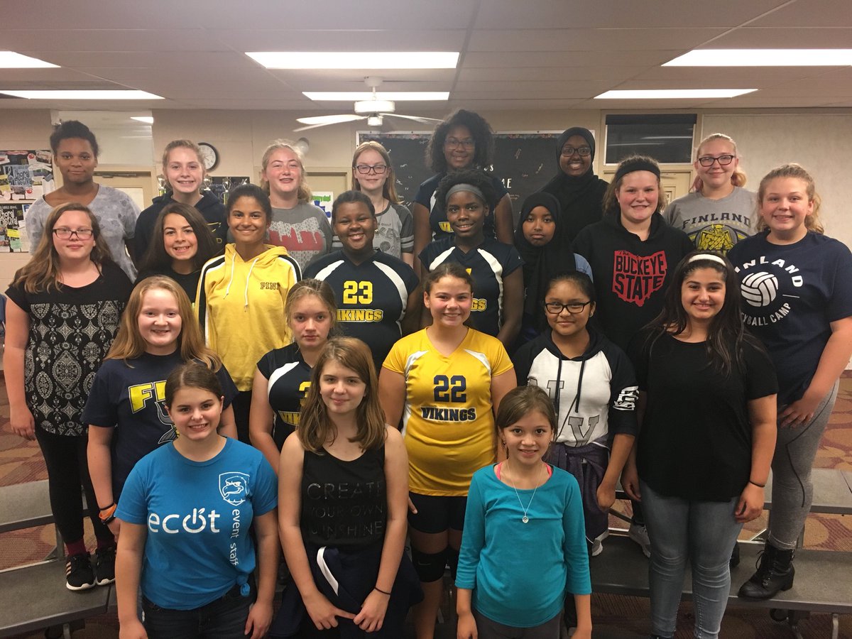 FMSChoir's tweet photo. Solid 1st performance for this yearโs Varsity Vikings! The pictures sum it all up! Great students, great personalities and even greater singers. Very proud of Finlandโs 1st ever ALL GIRLS CHOIR. #represent #workhardbehumble #SAalltheway https://t.co/HRPolDFvMJ