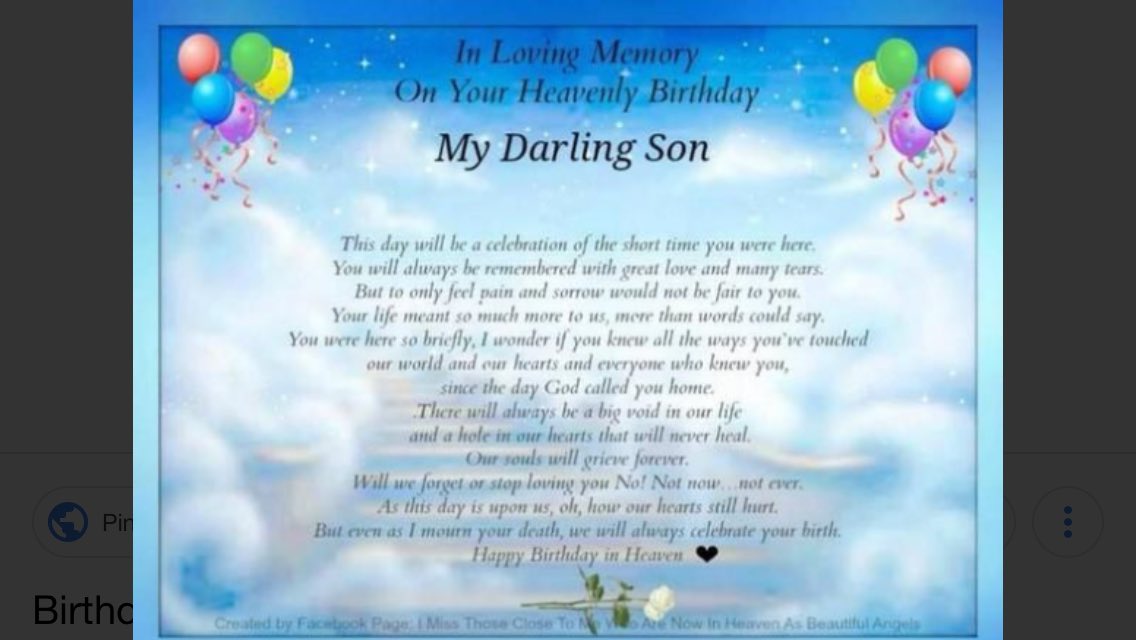 Alex 💜25 yrs since you arrived and changed my life forever 💙Always my beautiful, unique, unpredictable Son ❤️I love and miss you more than words can say X Mum xxx