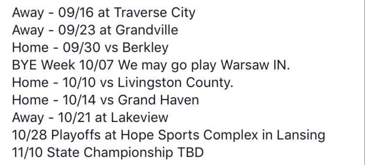 SHSBlueCrew's tweet photo. Here’s the Girls Rugby Schedule!!!! Games will be played at 2 on Sunday afternoon @ Roguewood Elementary in Rockford!!!!! https://t.co/Vwnj0UR6GB