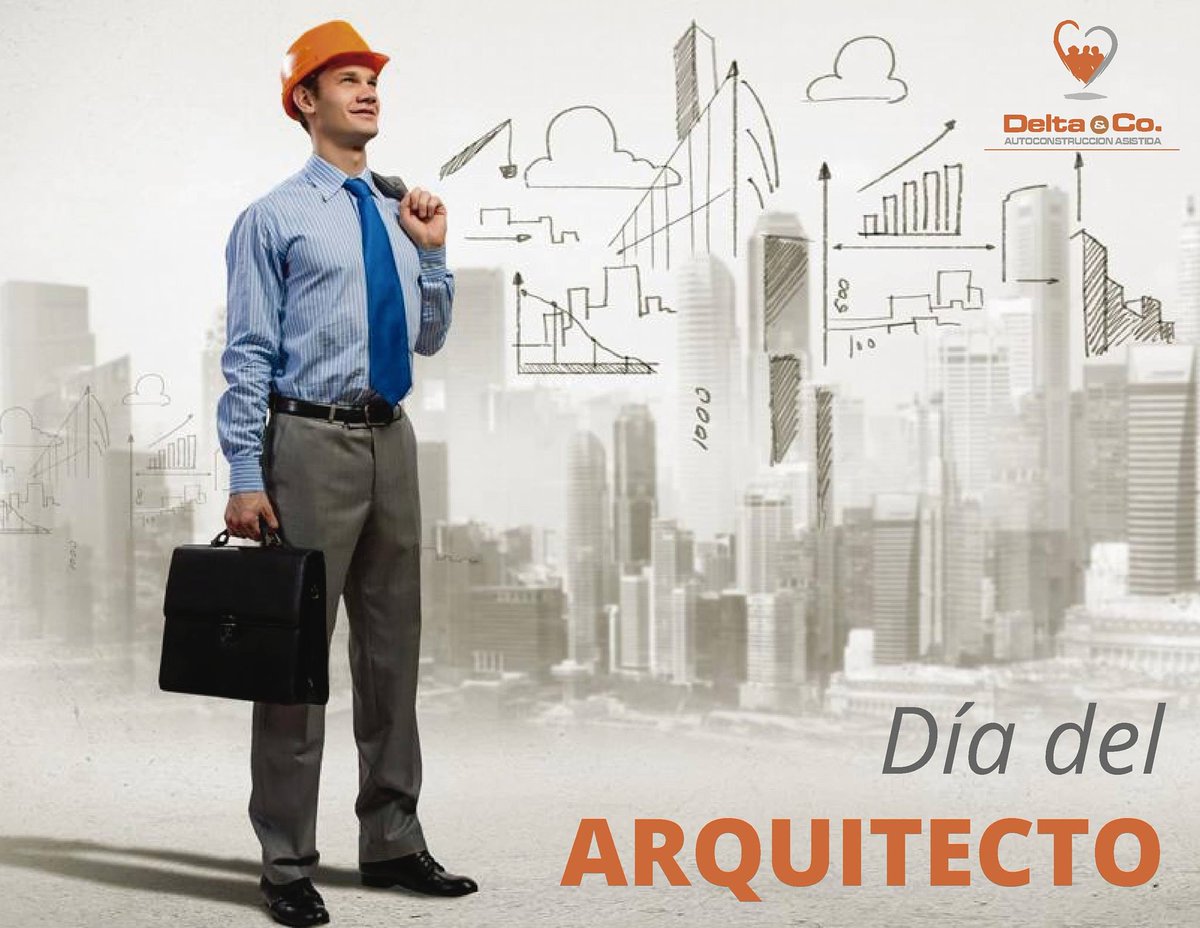 DeltaConsultora's tweet photo. De parte de Grupo Delta Consultores ¡FELIZ DÍA DEL ARQUITECTO! https://t.co/BxMGeTMav8