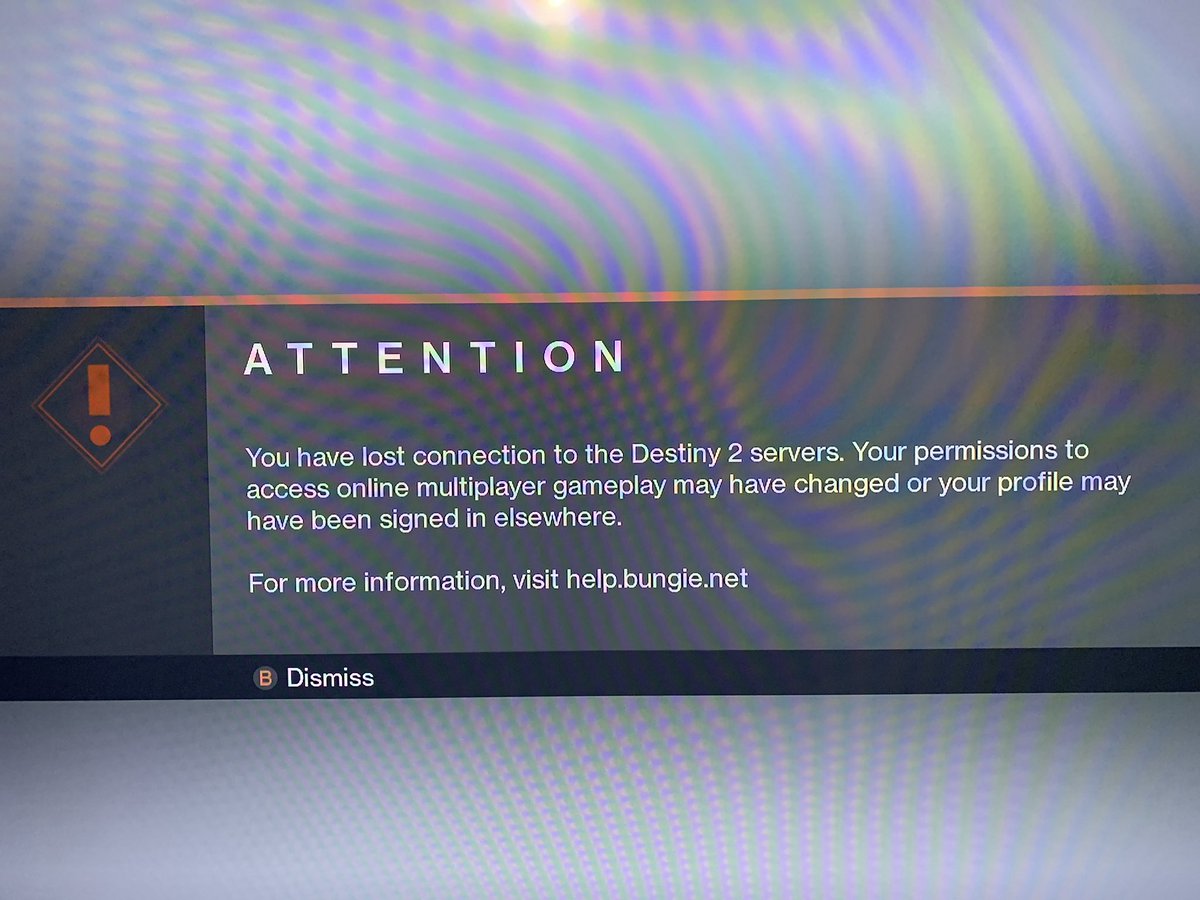 TheNocka's tweet photo. @BungieHelp I have been getting this error for the past week. What is going on? I only have one Xbox and not signed in anywhere else, settings all the same and gold subscription still good. https://t.co/uBafsaN5ij