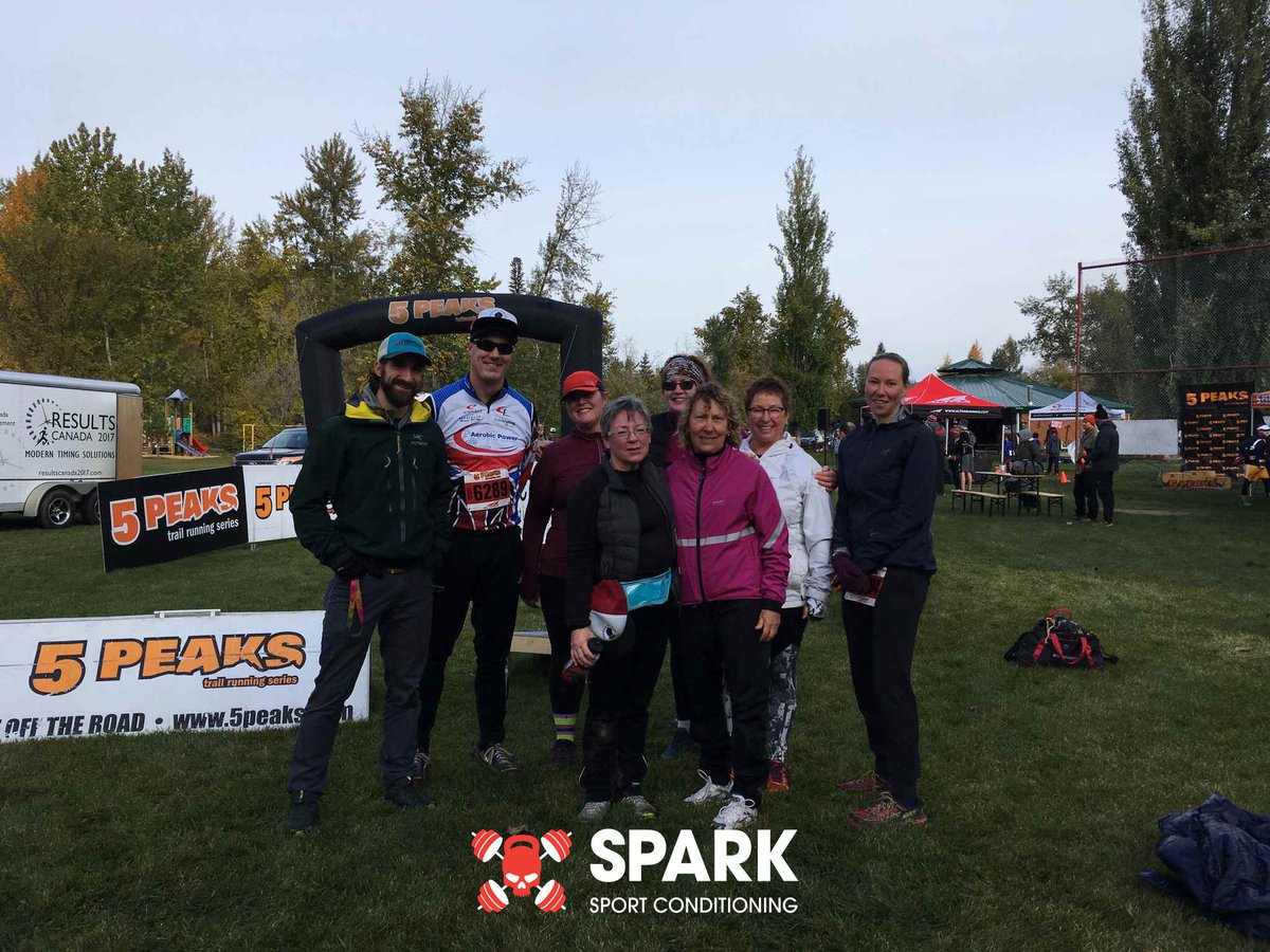Congrats to our RUNFIT ‘Crush That 5K’ group that conquered the <a href="/5PeaksRun/">5 Peaks</a> race in Devon this weekend!

Stay tuned to our next RUNFIT program coming this spring! #spark #sparkfam #runfit #runyeg #trailrunning #crushyourgoals