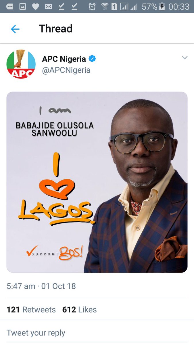 ItsOlowe's tweet photo. @AkinwunmiAmbode
Ladies and Gentle men, this is politics for you. Never be surprise at the outcome of this election except they repent. Which ever way, #IStandWithAmbode.
#Ambo1MoreTime
#Ambo4More
#AmboLekanSi https://t.co/SJjmpl8Oxx