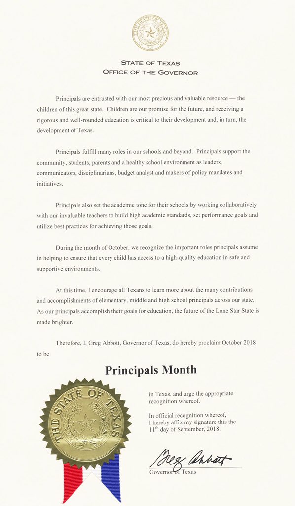 PortAransasISD's tweet photo. October is Principals Month! We appreciate the hard work and dedication exhibited by each of our campus principals. If you see them around, please thank them for a job well done!  #marlinpriderunsdeep #legacyofexcellence #thrive https://t.co/eBohmCiH2Y