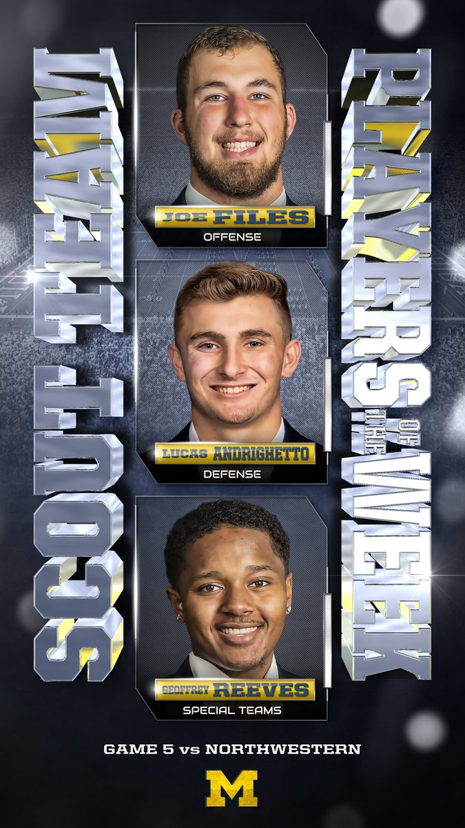 UMichFootball's tweet photo. The scout team was on another level this week! 

#GoBlue https://t.co/PaChVdhReR
