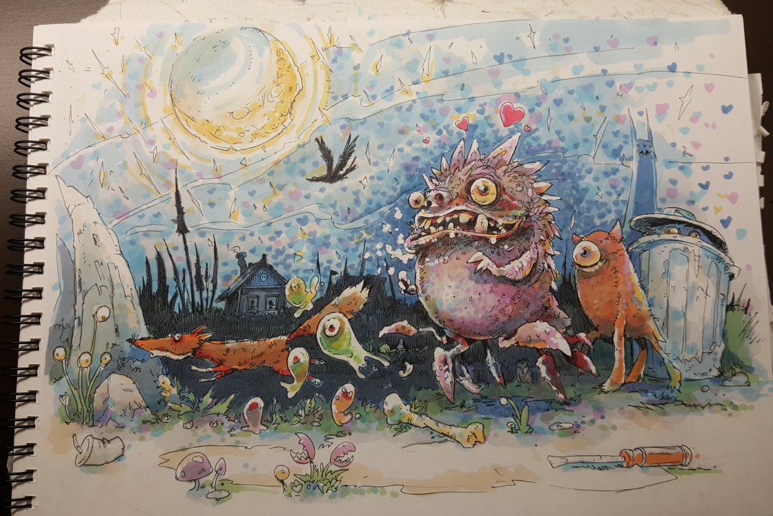 Bit of a #MLY release and #inctober cross art day today to celebrate the 
<a href="/RadialGames/">Radial Games</a> #nintendo #switch release