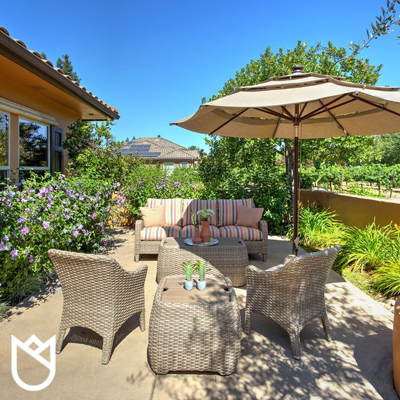 kathleenjenniso's tweet photo. We opted for an outdoor loveseat instead of a sofa and faced it west so our clients could catch the gorgeous view of a California sunset #spotlightonmyhome#homeexterior #indoorfurniture #stocktoninteriordesigner #interiordesigntips #mybohohome #lovetohome #myfabhome #hometohave https://t.co/Z3h1HPBcid