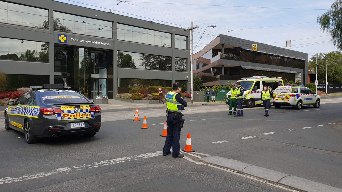 HOSPITAL EVACUATION Epworth Hospital in Hawthorn has been evacuated by