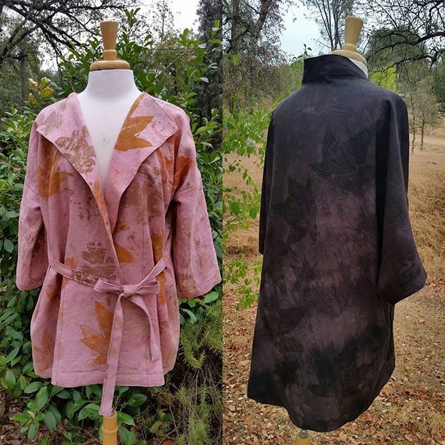 gharts's tweet photo. Two new #linen #jackets #ecoprinted #botanicalprinting #leafstamping #shibori #handmade #patternbank #patterndesign #surfacedesign #textiledesign #slowcloth #slowfashion #venusdpryo #reddingfashion #tafalist https://t.co/NqtIY7Ogfk https://t.co/wj9wzW401d
