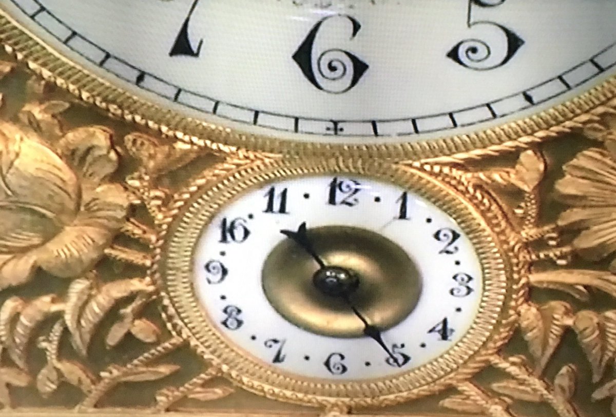 Time! Strike! Hour Repeat! Pretty Numbers! Everything one wants and needs in a clock. #AntiquesRoadshow #carriageclock (no name) #frenchclock