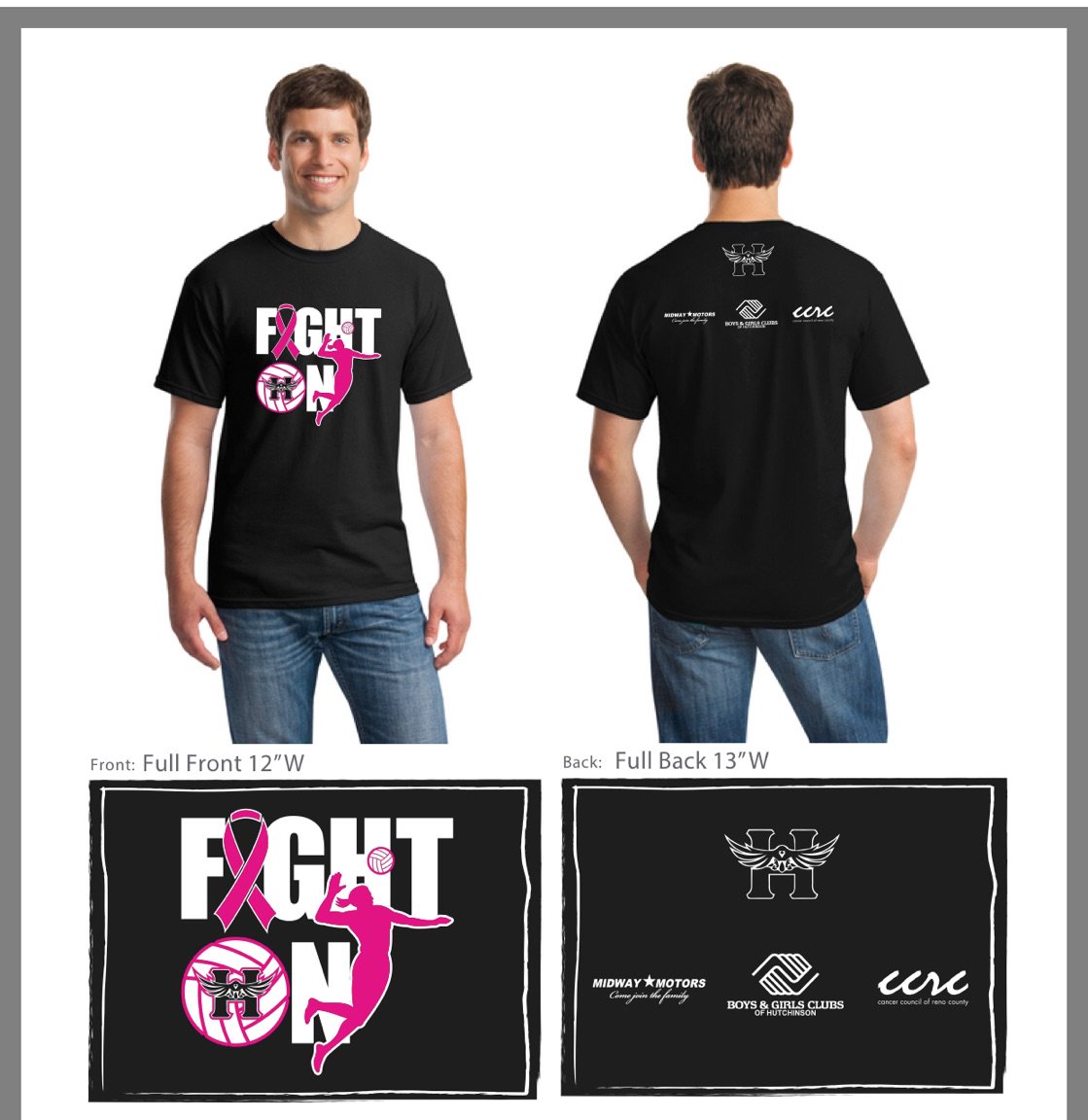 SalthawkVB's tweet photo. Hello everyone! Dig pink shirts are on sale now. $12 YLarge-AXXL ,$14 3XL. All proceeds go towards Cancer Council of Reno County. event will be Oct 9, shirts will be for sale before games as well. Please email coach Bujanda for details. bujanda.maria@usd308.com https://t.co/jXArCZ7h1x