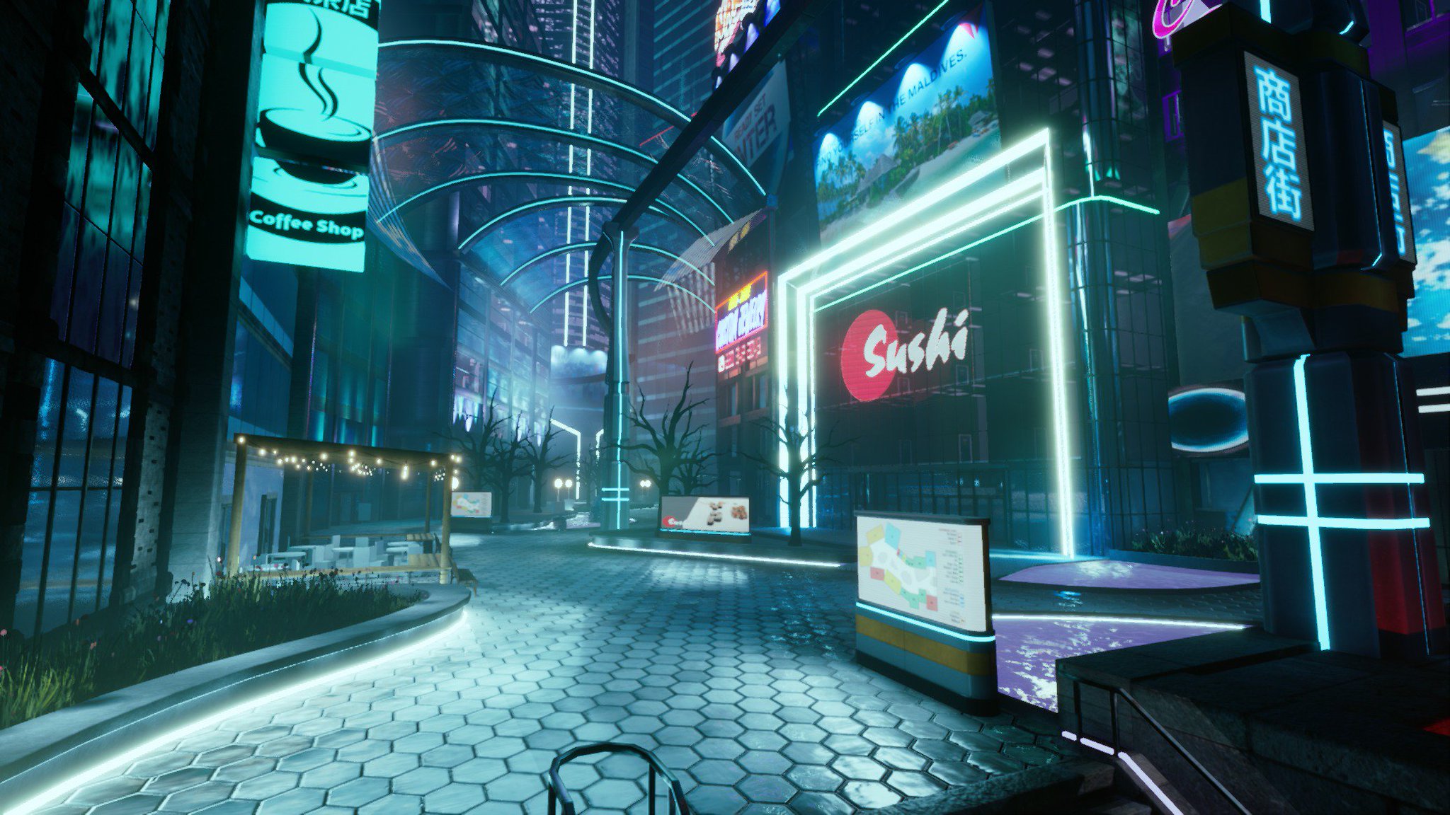 Cyberpunk Street 3d